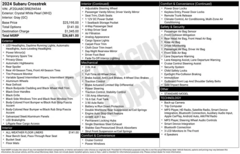 Photos of 2024 Subaru Crosstrek for sale in Syracuse, NY at Candy Cars