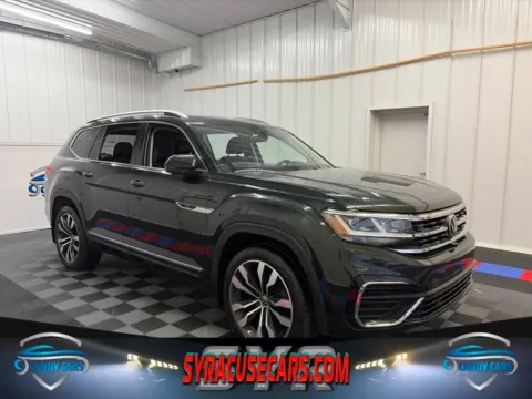 Green 2021 Volkswagen Atlas 3.6L V6 SEL Premium R-Line for sale in Syracuse, NY