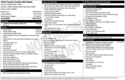 Photos of 2022 Toyota Corolla XSE for sale in Syracuse, NY at Candy Cars