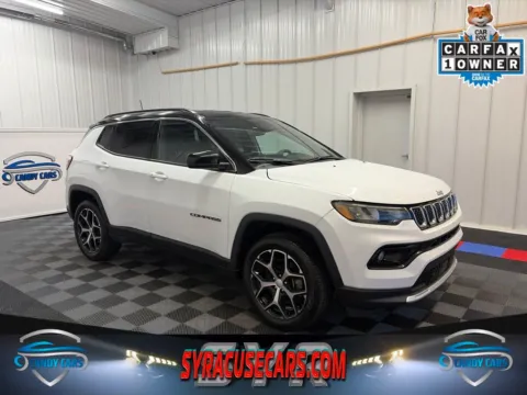 White 2024 Jeep Compass Limited for sale in Syracuse, NY