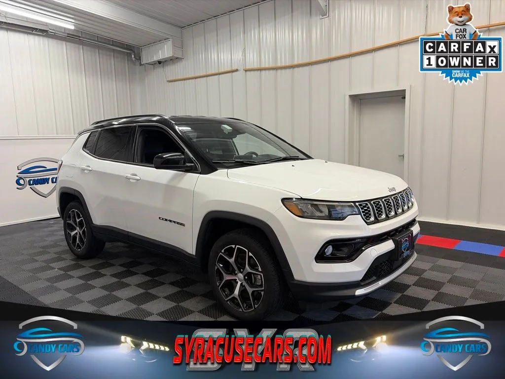 White 2024 Jeep Compass Limited for sale in Syracuse, NY