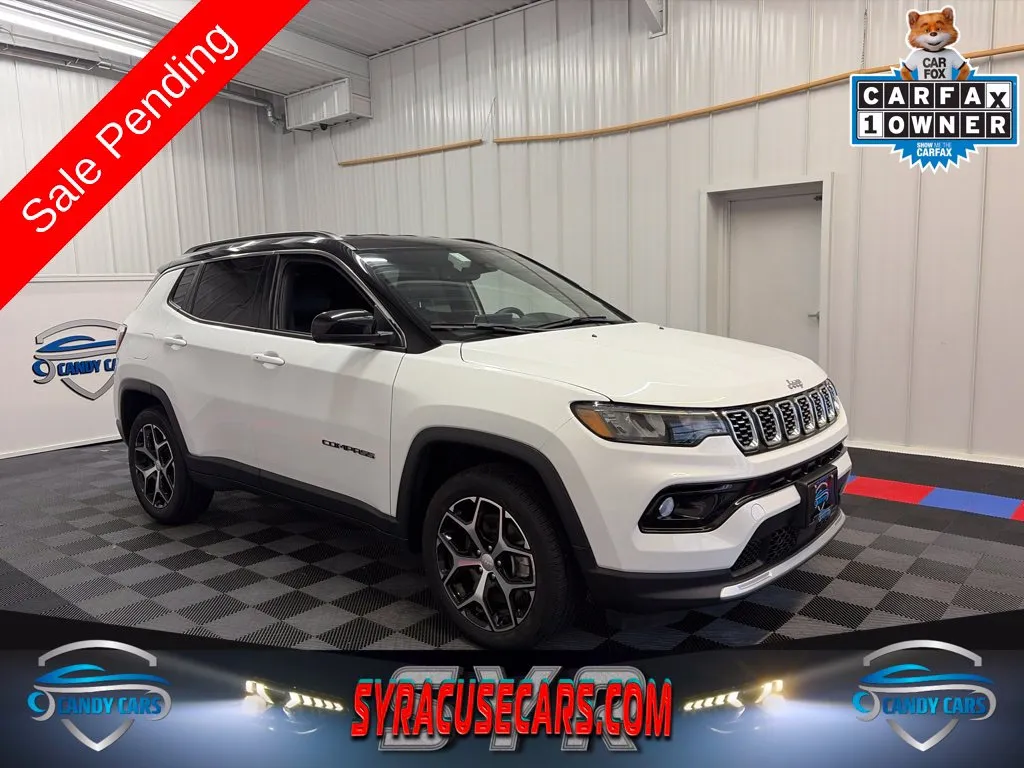 White 2024 Jeep Compass Limited for sale in Syracuse, NY