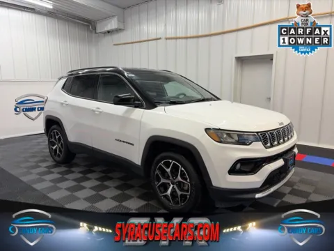 White 2025 Jeep Compass Limited for sale in Syracuse, NY