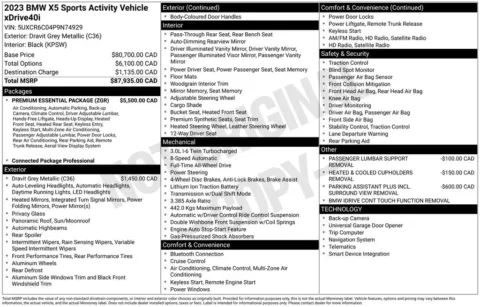 Photos of 2023 BMW X5 xDrive40i for sale in Syracuse, NY at Candy Cars