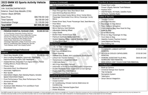 Photos of 2023 BMW X5 xDrive40i for sale in Syracuse, NY at Candy Cars