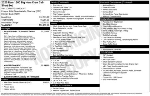 Photos of 2025 Ram 1500 Big Horn/Lone Star for sale in Syracuse, NY at Candy Cars