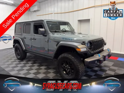 Gray 2024 Jeep Wrangler Willys 4xe for sale in Syracuse, NY