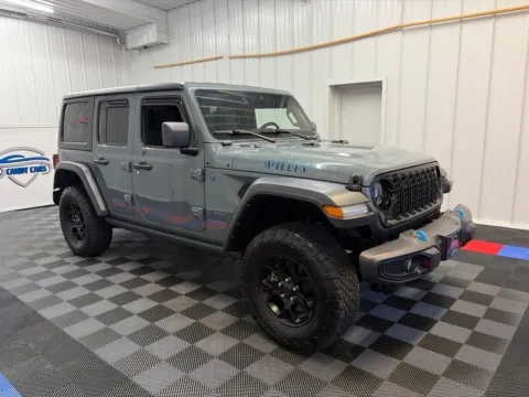 Another view of 2024 Jeep Wrangler Willys 4xe for sale in Syracuse, NY at Candy Cars
