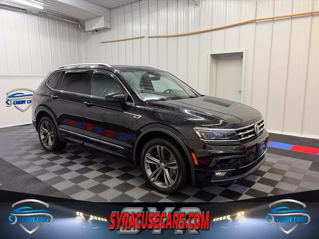 Black 2021 Volkswagen Tiguan 2.0T SEL Premium R-Line for sale in Syracuse, NY