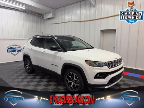 White 2025 Jeep Compass Limited for sale in Syracuse, NY