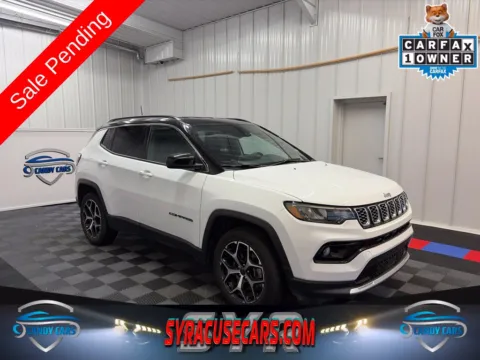 White 2025 Jeep Compass Limited for sale in Syracuse, NY