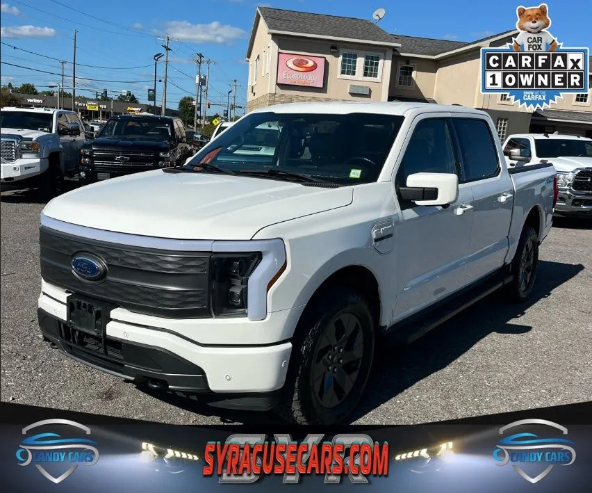 White 2022 Ford F-150 Lightning Lariat for sale in Syracuse, NY