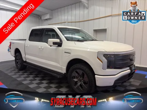 White 2022 Ford F-150 Lightning Lariat for sale in Syracuse, NY