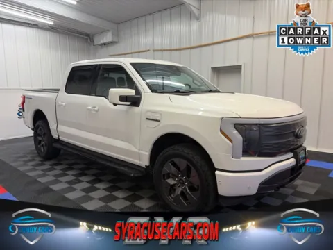 White 2022 Ford F-150 Lightning Lariat for sale in Syracuse, NY