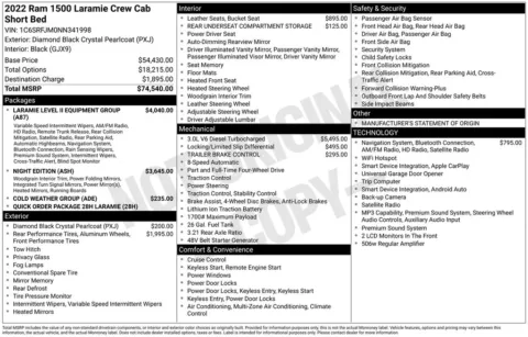 Photos of 2022 Ram 1500 Laramie for sale in Syracuse, NY at Candy Cars