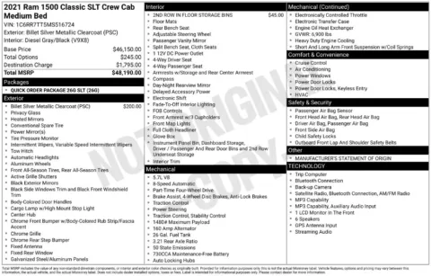 Photos of 2021 Ram 1500 Classic SLT for sale in Syracuse, NY at Candy Cars