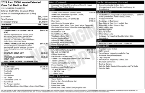 Photos of 2022 Ram 3500 Laramie for sale in Syracuse, NY at Candy Cars