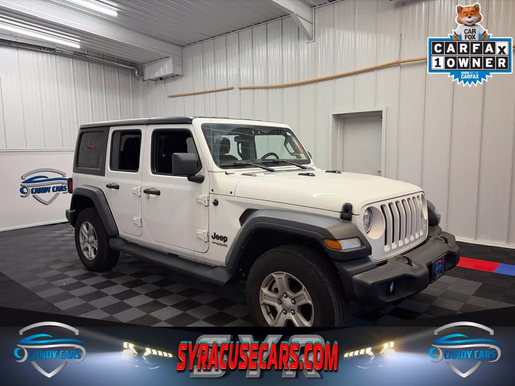 White 2022 Jeep Wrangler Unlimited Sport S for sale in Syracuse, NY