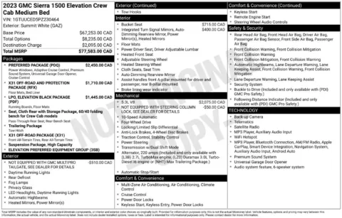 Photos of 2023 GMC Sierra 1500 Elevation for sale in Syracuse, NY at Candy Cars