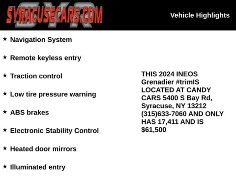 Photos of 2024 INEOS Grenadier Station Wagon Trialmaster Edition for sale in Syracuse, NY at Candy Cars