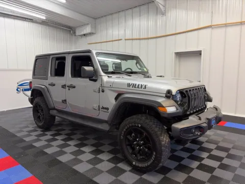 Another view of 2021 Jeep Wrangler Unlimited Willys for sale in Syracuse, NY at Candy Cars