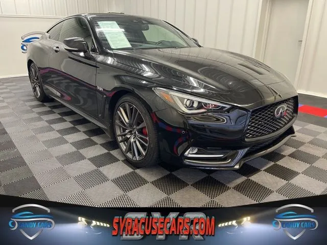 Black 2017 INFINITI Q60 Red Sport 400 for sale in Syracuse, NY