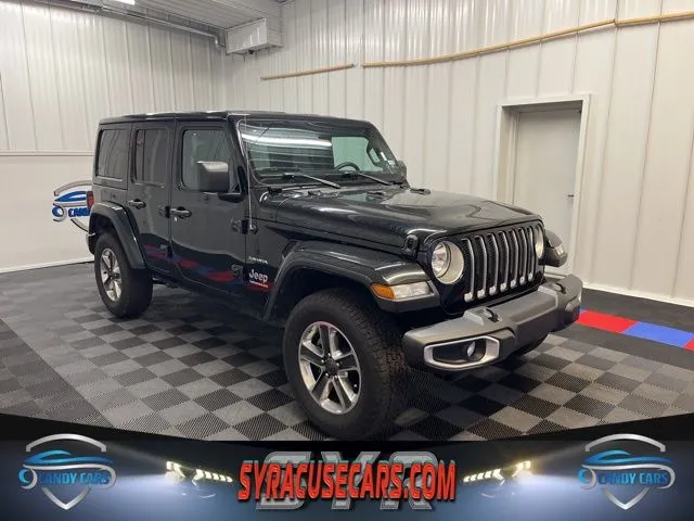 Black 2023 Jeep Wrangler Sahara for sale in Syracuse, NY