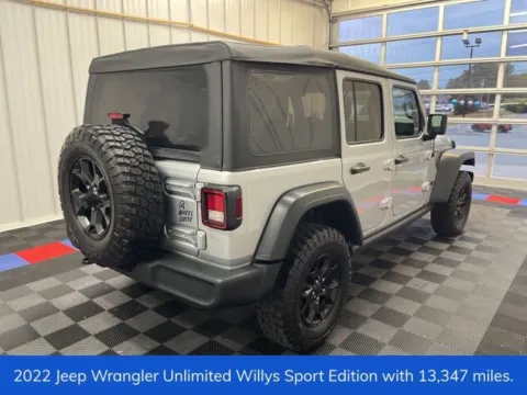 Another view of 2022 Jeep Wrangler Unlimited Willys for sale in Syracuse, NY at Candy Cars
