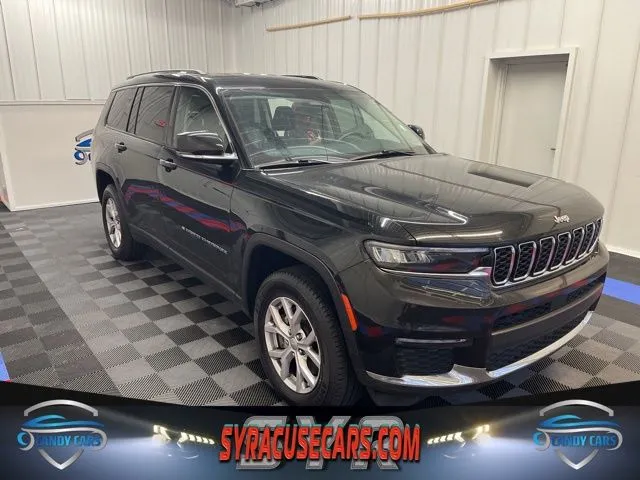 Black 2022 Jeep Grand Cherokee L Limited for sale in Syracuse, NY