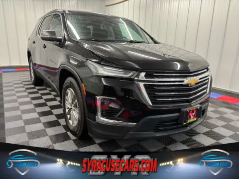 Black 2022 Chevrolet Traverse LT for sale in Syracuse, NY