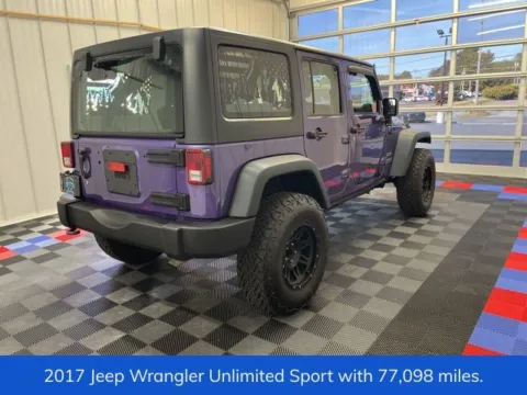 Another view of 2017 Jeep Wrangler Unlimited Sport for sale in Syracuse, NY at Candy Cars