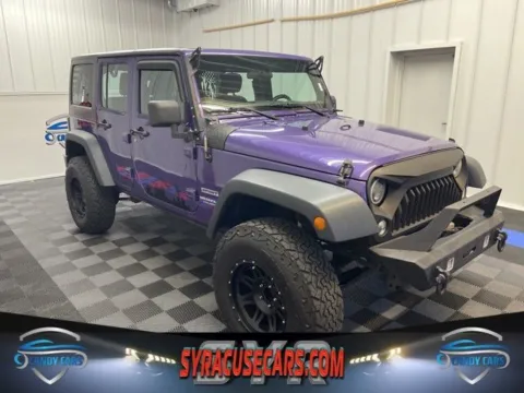 Purple 2017 Jeep Wrangler Unlimited Sport for sale in Syracuse, NY