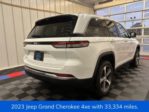 Another view of 2023 Jeep Grand Cherokee 4xe for sale in Syracuse, NY at Candy Cars