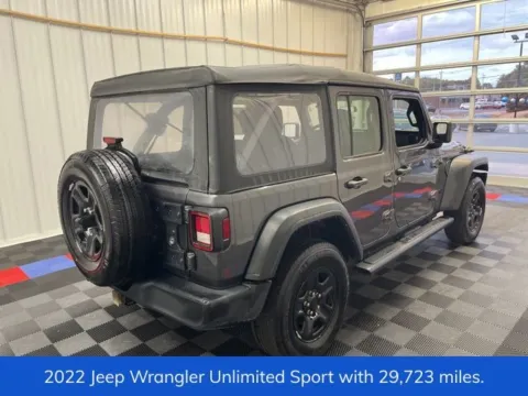 Another view of 2022 Jeep Wrangler Unlimited Sport for sale in Syracuse, NY at Candy Cars
