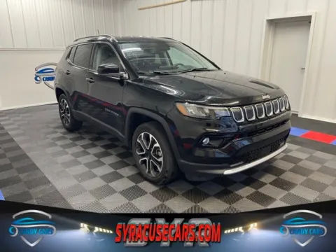 Black 2022 Jeep Compass Limited for sale in Syracuse, NY