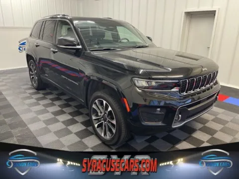 Black 2023 Jeep Grand Cherokee Overland for sale in Syracuse, NY