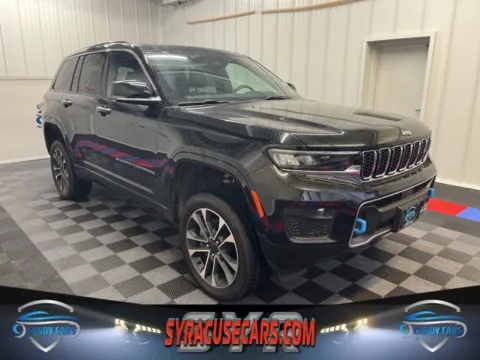 Black 2023 Jeep Grand Cherokee Overland 4xe for sale in Syracuse, NY