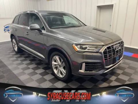 Gray 2021 Audi Q7 55 Premium Plus for sale in Syracuse, NY
