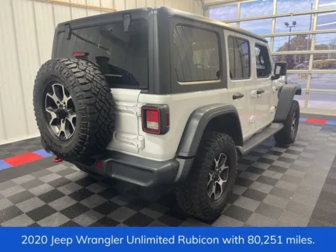 Another view of 2020 Jeep Wrangler Unlimited Rubicon for sale in Syracuse, NY at Candy Cars
