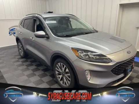 Silver 2022 Ford Escape Hybrid Titanium for sale in Syracuse, NY