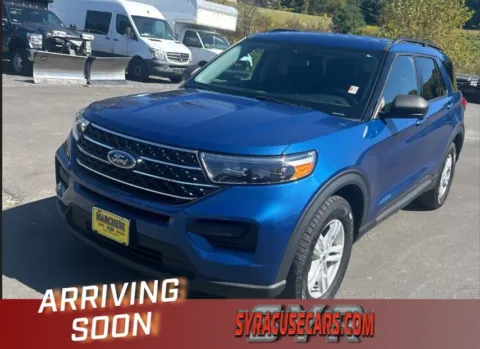 Blue 2021 Ford Explorer XLT for sale in Syracuse, NY