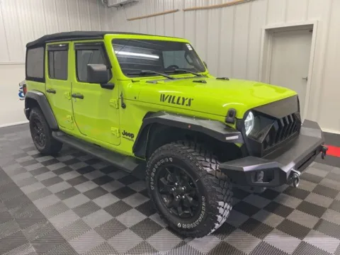 Photos of 2021 Jeep Wrangler Unlimited Willys for sale in Syracuse, NY at Candy Cars