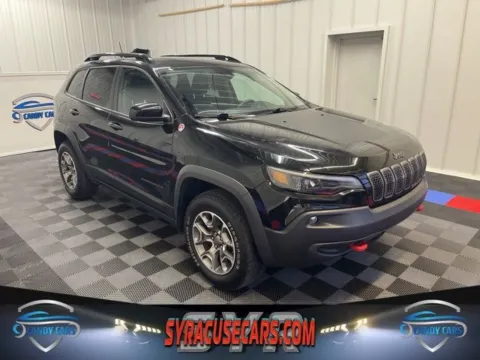 Black 2022 Jeep Cherokee Trailhawk for sale in Syracuse, NY