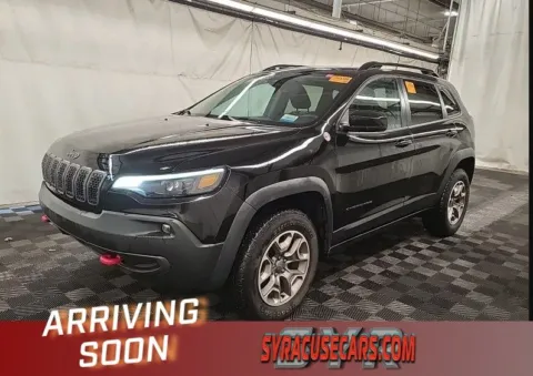 Black 2022 Jeep Cherokee Trailhawk for sale in Syracuse, NY