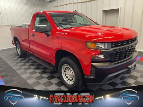Red 2021 Chevrolet Silverado 1500 WT for sale in Syracuse, NY