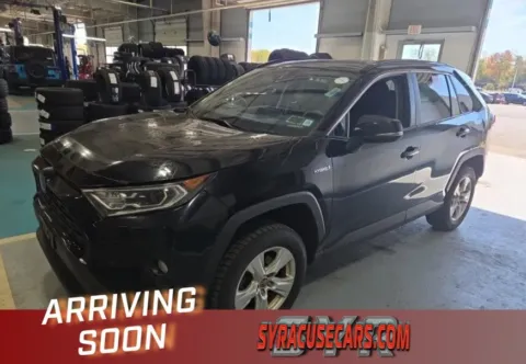 Black 2020 Toyota RAV4 Hybrid XLE for sale in Syracuse, NY