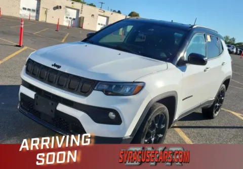 White 2022 Jeep Compass Altitude for sale in Syracuse, NY