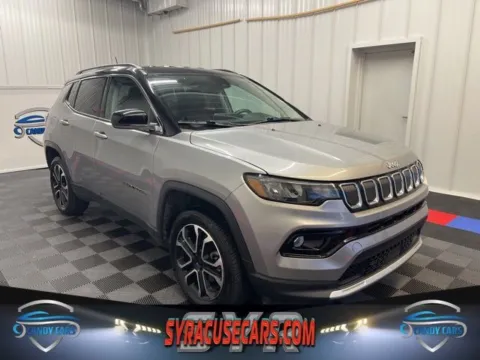 Silver 2022 Jeep Compass Limited for sale in Syracuse, NY
