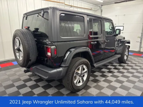 Another view of 2021 Jeep Wrangler Unlimited Sahara for sale in Syracuse, NY at Candy Cars