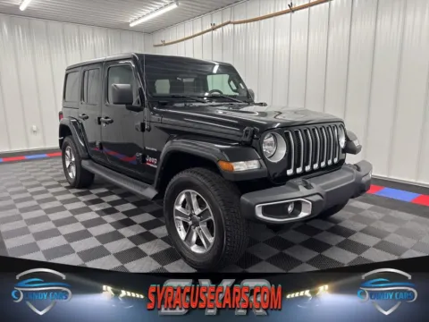 Black 2021 Jeep Wrangler Unlimited Sahara for sale in Syracuse, NY